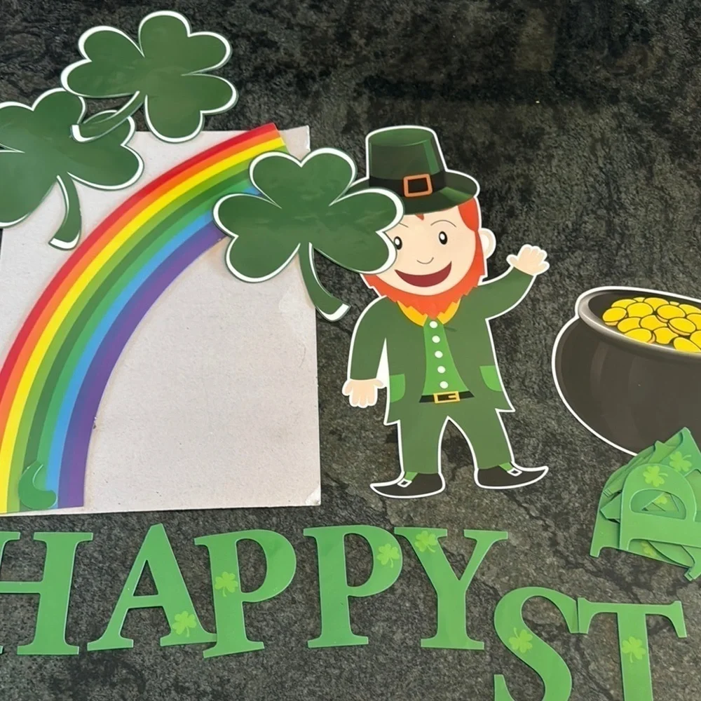 Magnetic St. Patrick's Day decoration, Colorful Decorations for Party Supplies
